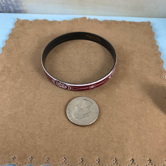 Vintage Michaela Frey with lots of Maroon Bracelet - Picture 6 of 6